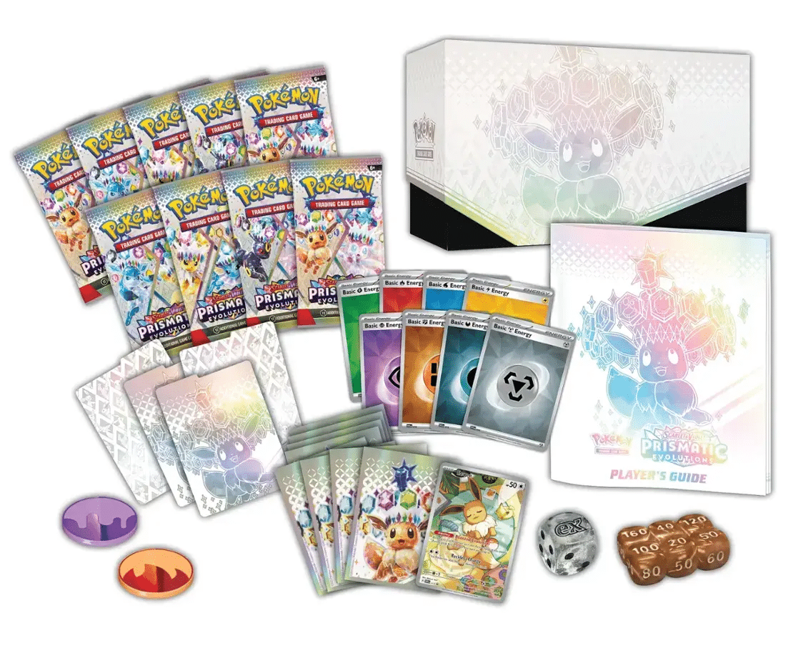 Pokémon Scarlet & Violet Prismatic Evolutions Elite Trainer Box